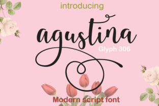 Agustina: A Graceful Calligraphy Font for Elegant Designs