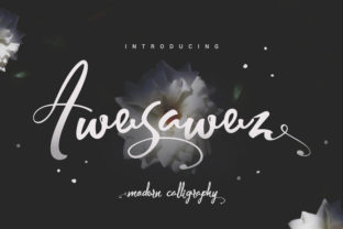 Awesawez: A Modern Calligraphy Font for Elegant Branding