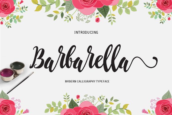 Barbarella: A Charming Inky Script Font for Elegant Branding