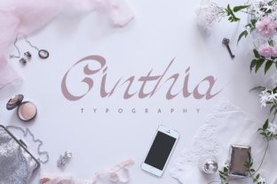 Cinthia: A Curvy Hand-Drawn Font for Elegant Design
