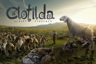 Clotilda: A Fun and Curly Script Handwritten Font
