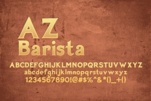 Discover the Charm of AZ Barista Font for Retro Branding