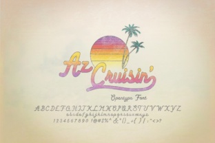 Discover the Charm of AZ Cruisin: A Perfect Summer Font