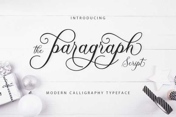 Discover the Elegance of The Paragraph Script Font