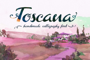 Discover the Elegance of Toscana: A Calligraphy Font
