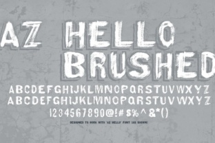 Discover the Versatility of AZ Hello Brushed Font
