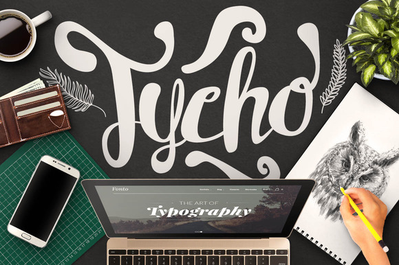 Discover Tycho: A Smooth Hand-Drawn Font for Elegant Publishing