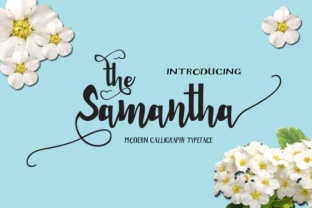 Elevate Your Craft with Samantha: A Beautiful Script Font