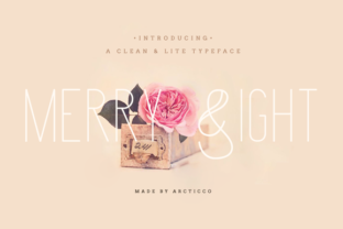 Elevate Your Editorial Design with Merry Light Font