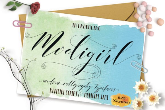 Elevate Your Editorial Design with Modigirl Script