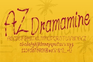 Enhance Your Brand with AZ Dramamine Font