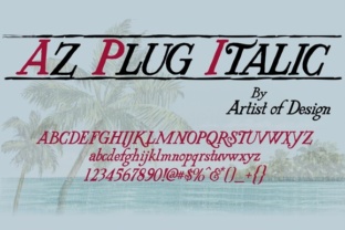 Enhance Your Brand with AZ Plug Italic