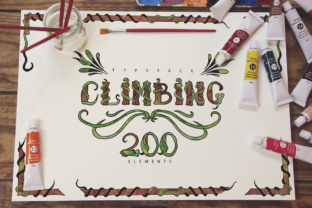 Enhance Your Campaigns with Climbing: A Floral Script Font