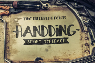 Handding: A Handwritten Script Font for Standout Web Design