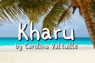Kharu: A Handwritten Font for Elegant Editorial Design