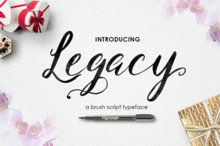 Legacy: A Versatile Script Handwritten Font for Editorial Design