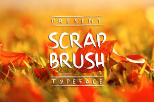 Scrap Brush: A Perfect Script Handwritten Font for Crafters