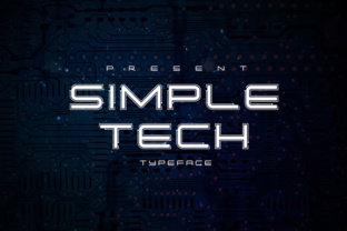 Simple Tech: A Clean Sans Serif Font for Modern Web Design